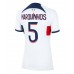 Paris Saint-Germain Marquinhos #5 Borta matchtröja Dam 2023-24 Kortärmad Billigt